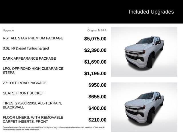 Used 2025 White Chevrolet RST image 5