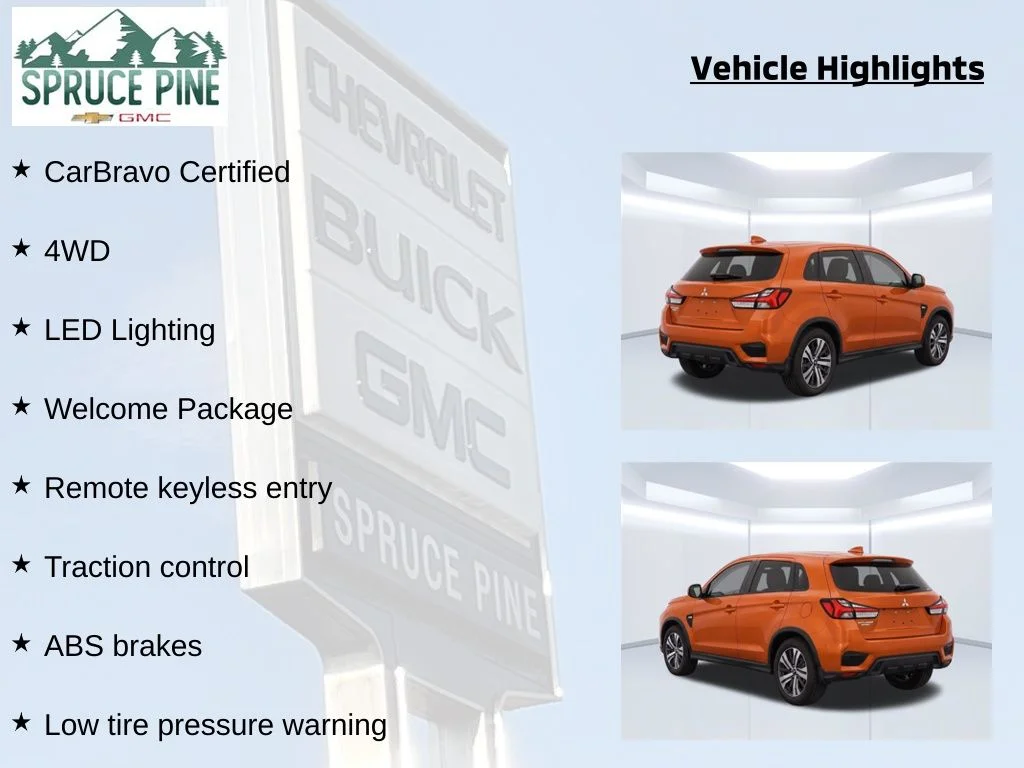 Certified Used 2024 Orange Mitsubishi 2.0 ES image 9