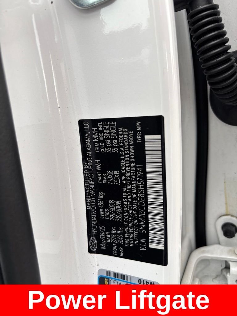 Used 2025 White Hyundai SEL image 13