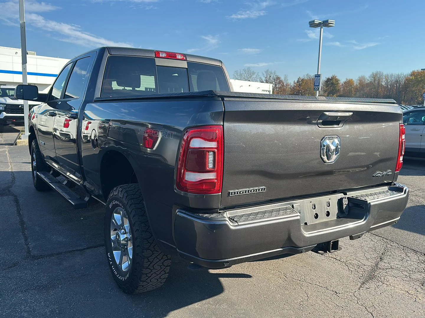 Used 2022 Granite Crystal Metallic Clearcoat Ram Big Horn image 4