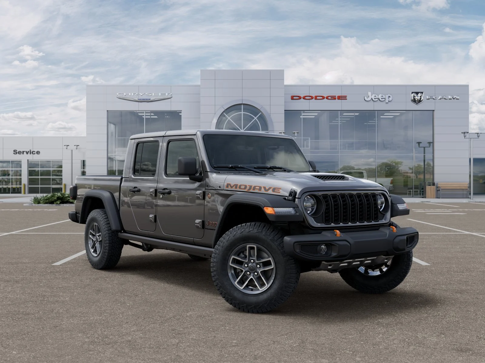 New 2026 Granite Crystal Metallic Clear-Coat Exterior Paint Jeep Mojave image 34