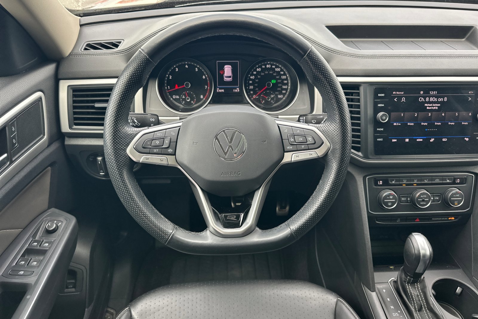 Used 2021 Deep Black Volkswagen 3.6L V6 SE w/Technology R-Line image 14