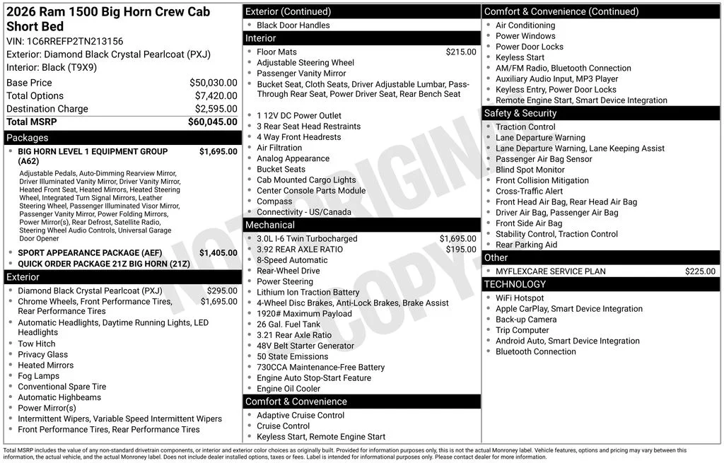 Certified Used 2026 Black Ram Big Horn/Lone Star image 8