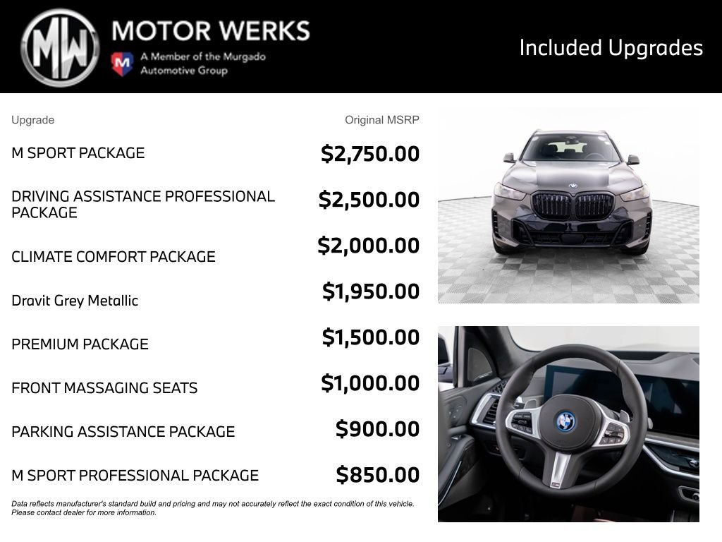 New 2026 Dravit Grey Metallic BMW xDrive50e image 4