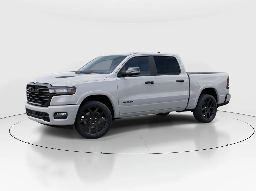 New 2026 Bright White Clear-Coat Exterior Paint RAM Laramie image 2