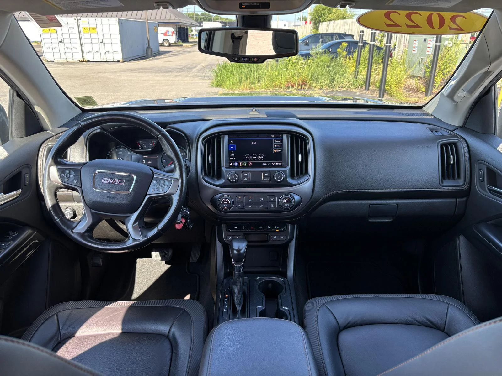 Used 2022 Satin Steel Metallic GMC AT4 - Leather image 11