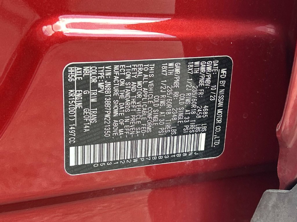 Used 2023 Red Nissan SV image 10