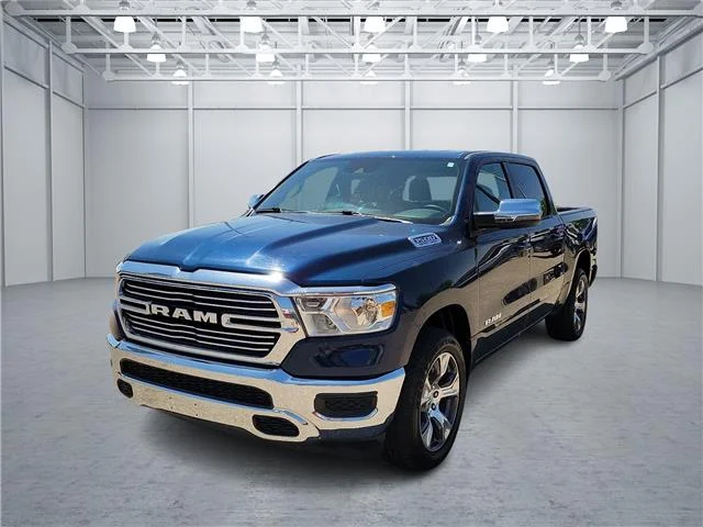 Used 2024 Hydro Blue Pearlcoat RAM Laramie 4x2 Crew Cab 144.5 in. WB image 1
