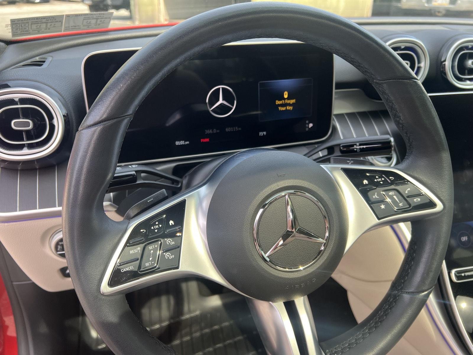 Used 2022 MANUFAKTUR Cardinal Red Metallic Mercedes-Benz C 300 image 12