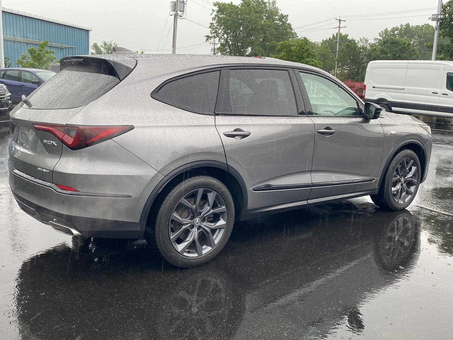 Used 2023 Liquid Carbon Metallic Acura SH-AWD w/A-SPEC image 11