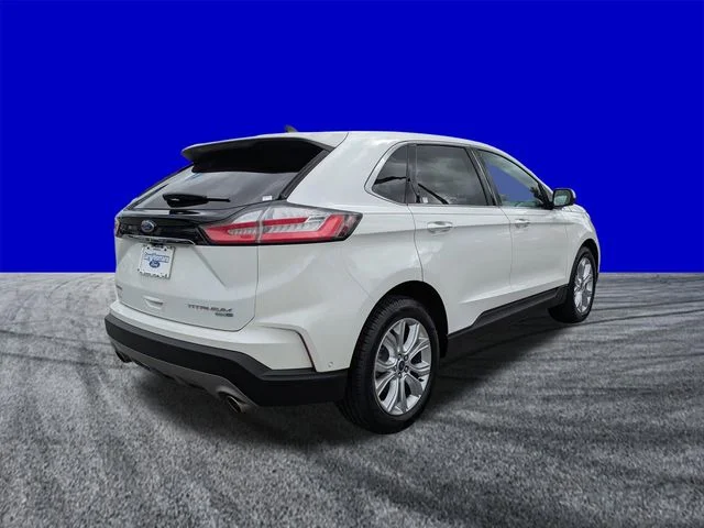 Certified Used 2020 White Metallic Ford Titanium image 4