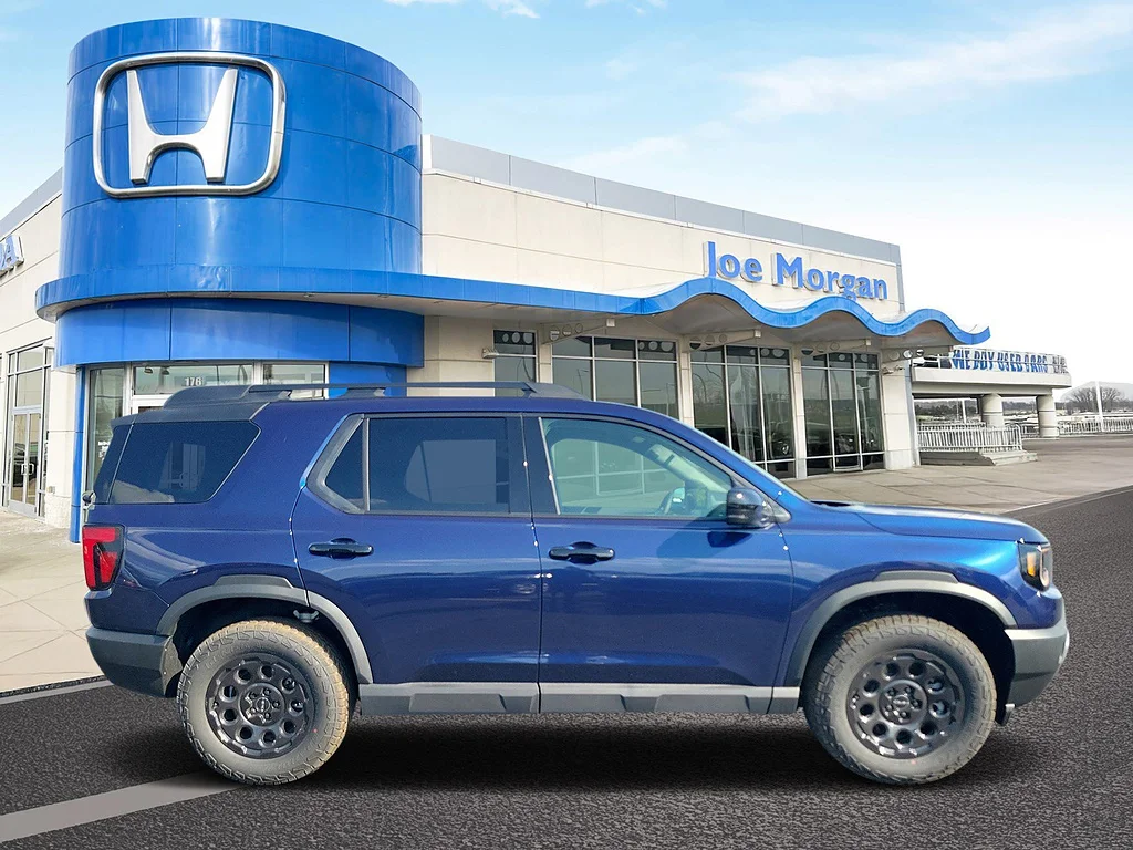 New 2026 Obsidian Blue Pearl Honda TrailSport Elite Blackout image 3