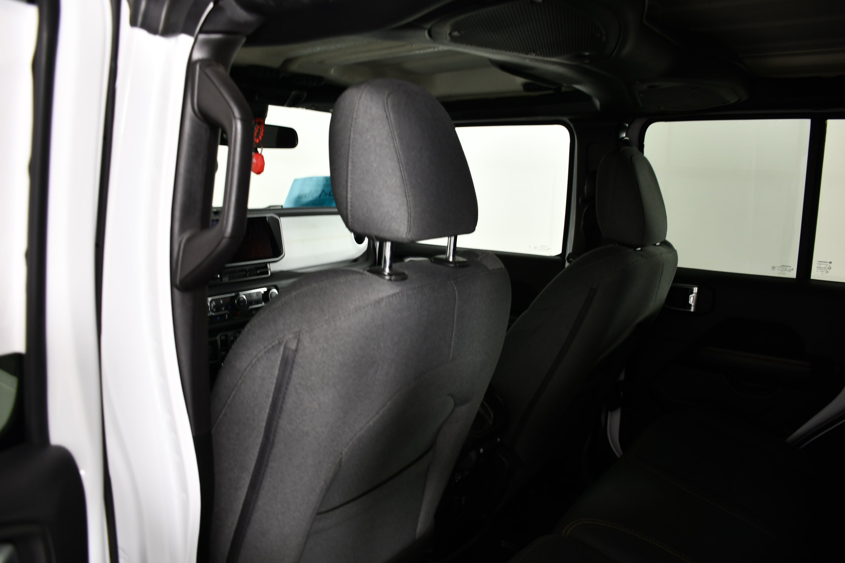 Used 2024 Bright White Clearcoat Jeep Sahara image 46