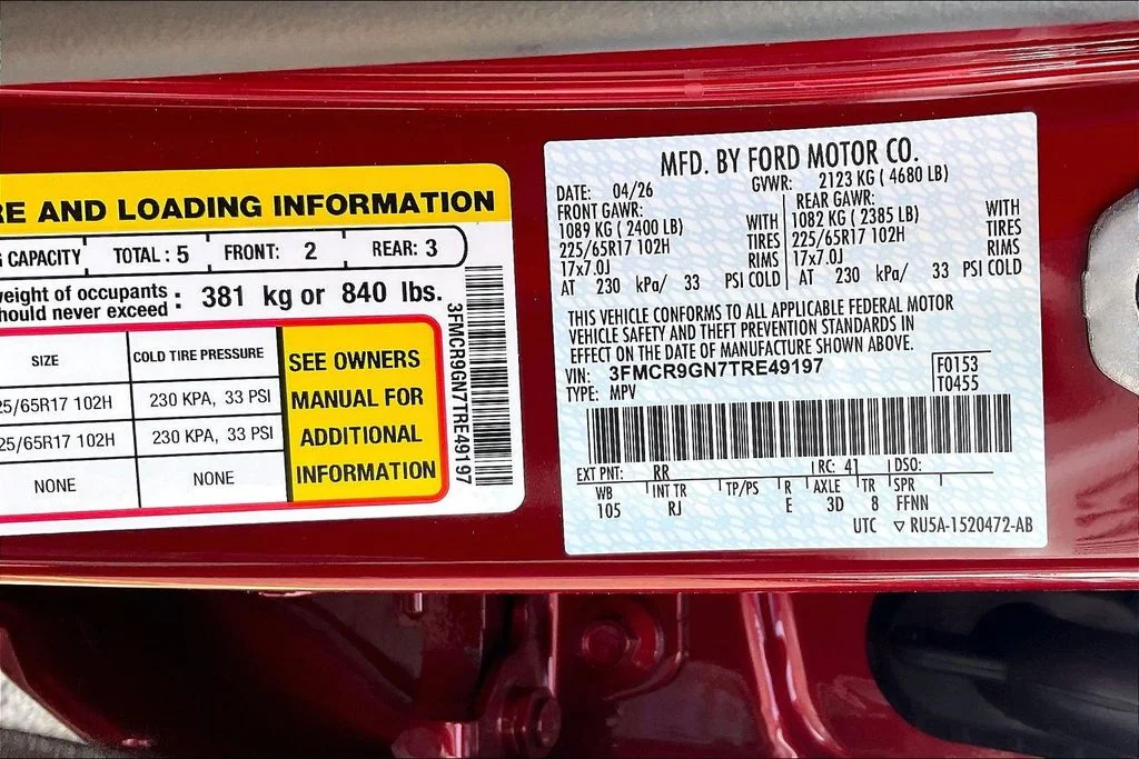 New 2026 Ruby Red Metallic Tinted Clearcoat Ford Heritage image 34