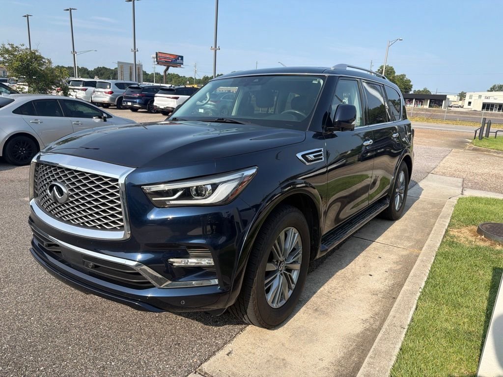 Used 2021 Blue INFINITI LUXE image 1
