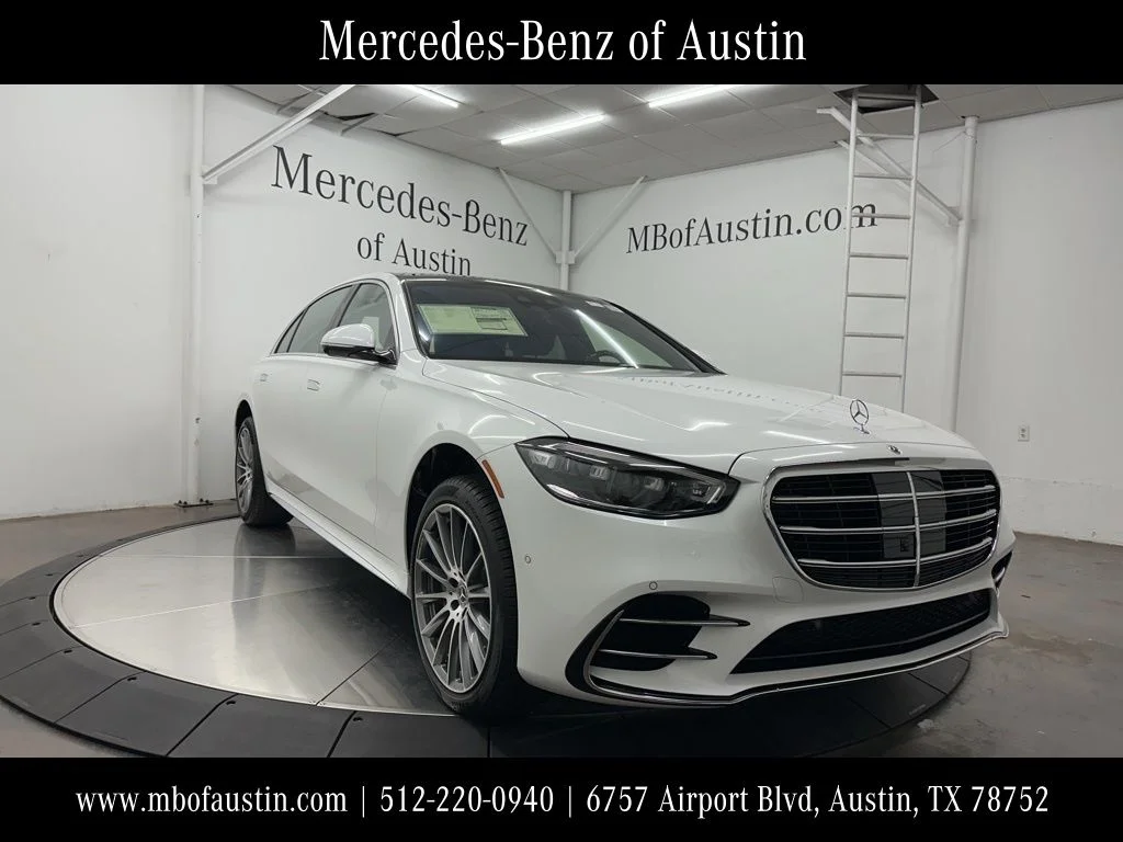 New 2026 White Mercedes-Benz S 580 image 1