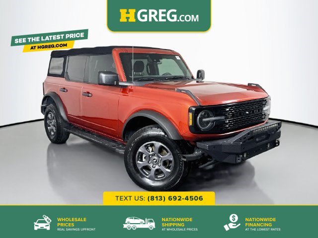 Used 2022 Hot Pepper Red Metallic Tinted Clearcoat Ford Big Bend image 1