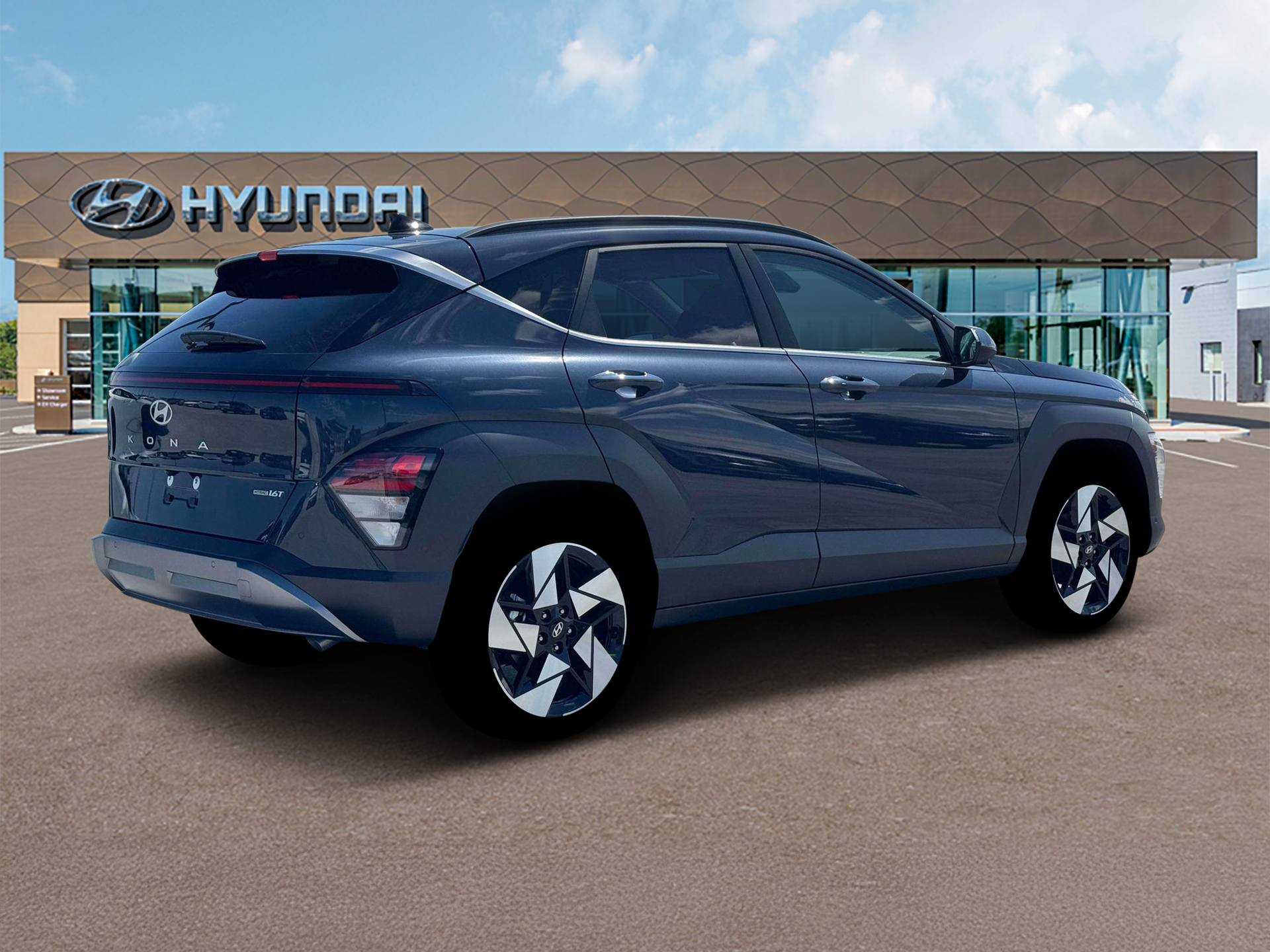 New 2026 Blue Hyundai Limited AWD image 8