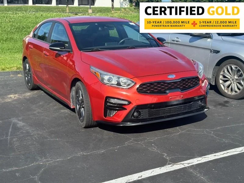 Used 2020 Fire Orange Kia GT-Line image 1