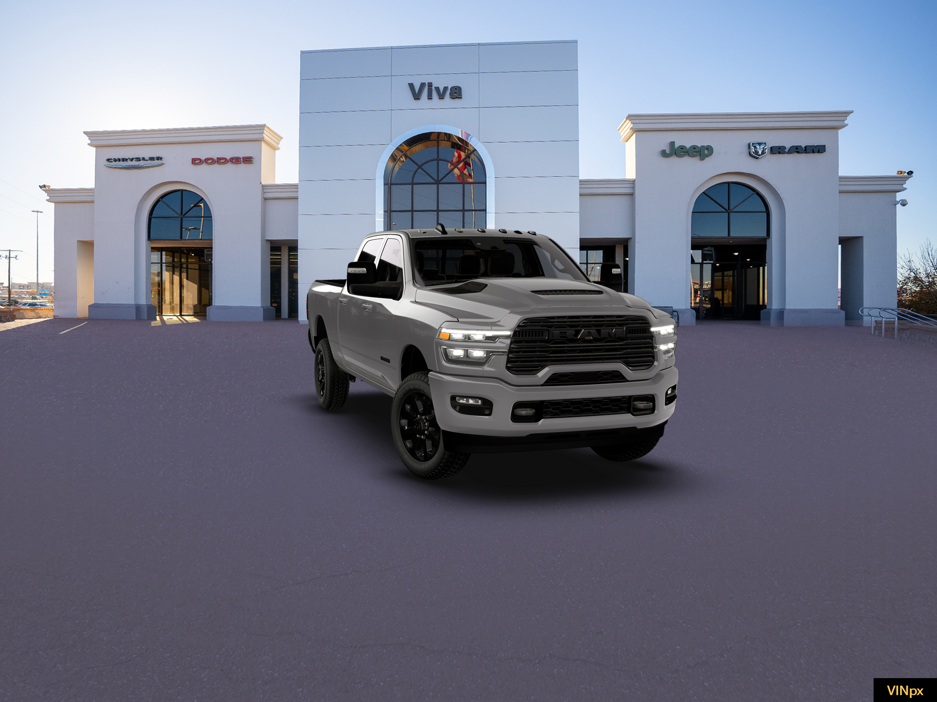 New 2026 Ceramic Gray Clear-Coat Exterior Paint RAM LARAMIE image 28