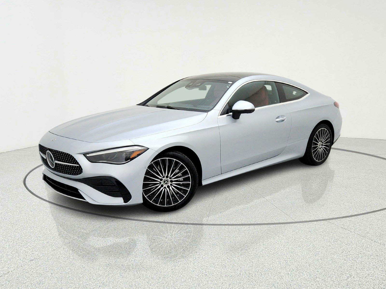 New 2026 Cirrus Silver Metallic Mercedes-Benz CLE 450 4MATIC® Coupe image 1