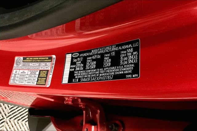 Used 2023 Calypso Red Hyundai SEL image 38