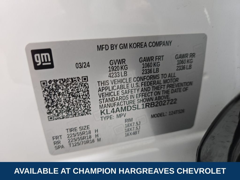 Used 2024 Summit White Buick Sport Touring image 42