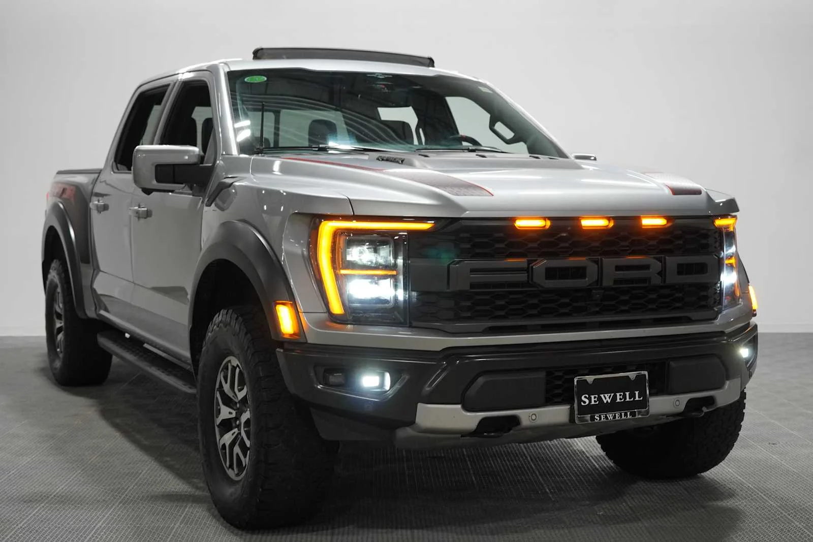 Used 2023 Iconic Silver Metallic Ford Raptor image 3