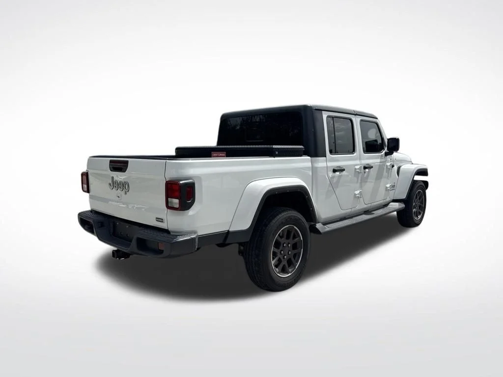 Used 2022 Bright White Clearcoat Jeep Overland image 5