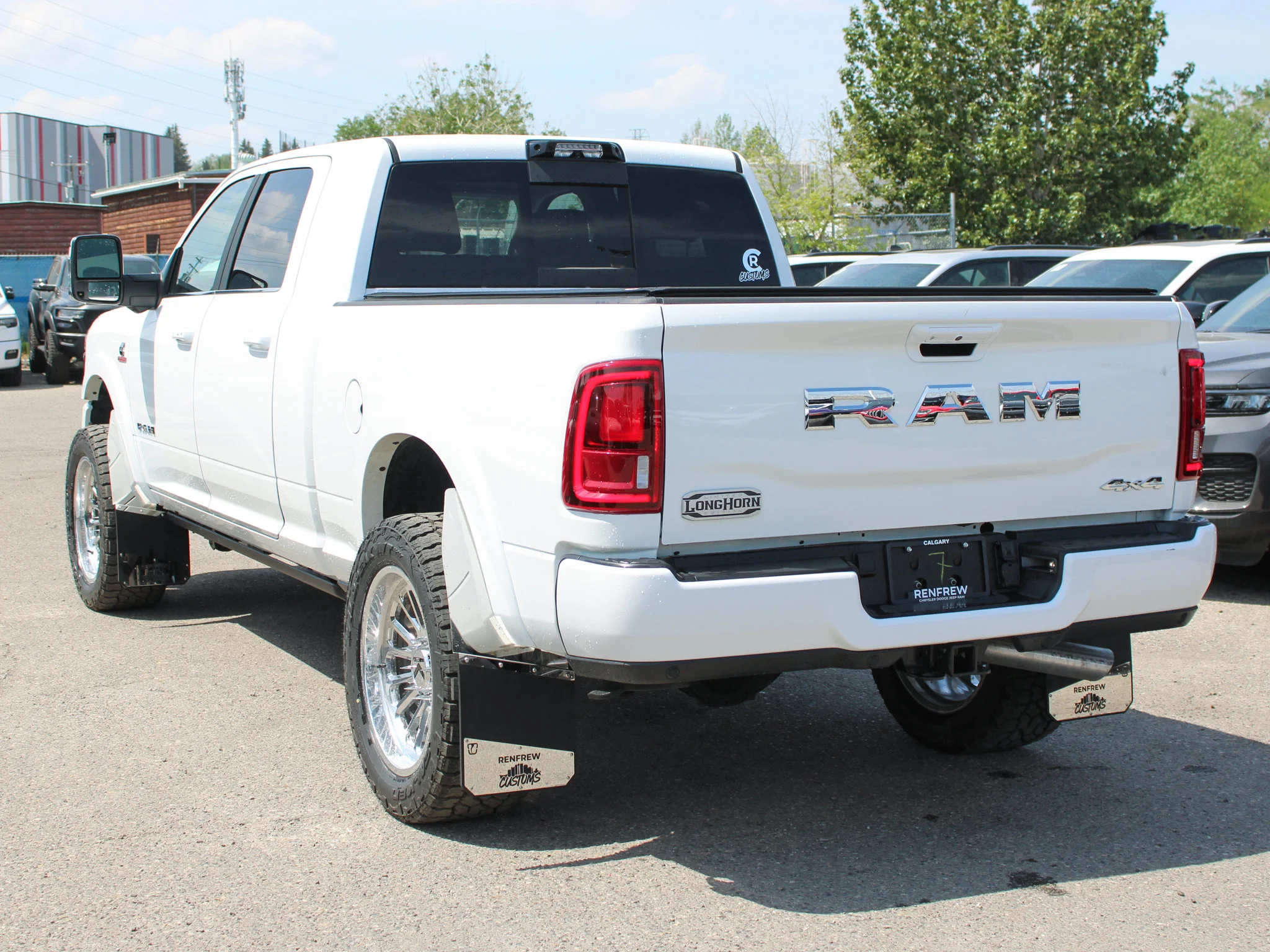 New 2026 White RAM Limited Longhorn*, 2 Inch BDS Lift, Forged 22 Inch Wheels, 35 Inch Tires image 5