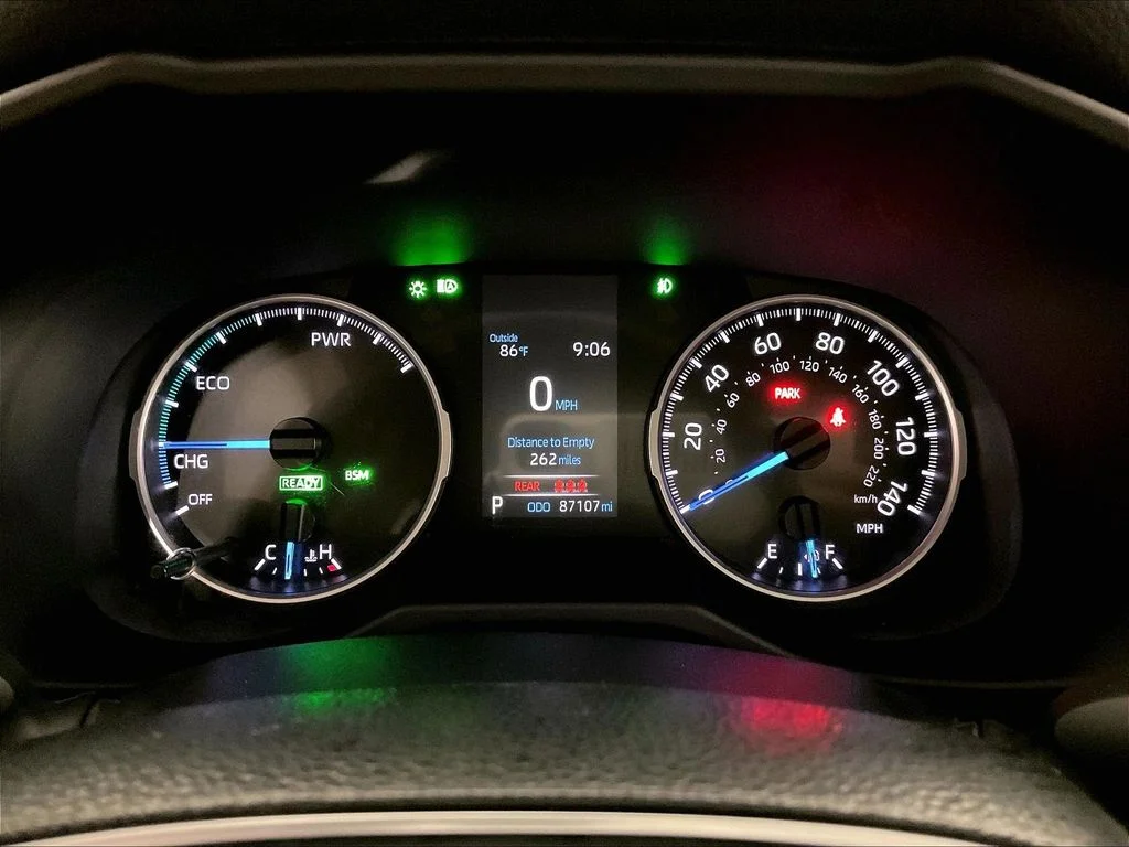 Used 2021 Blue Toyota XLE image 24
