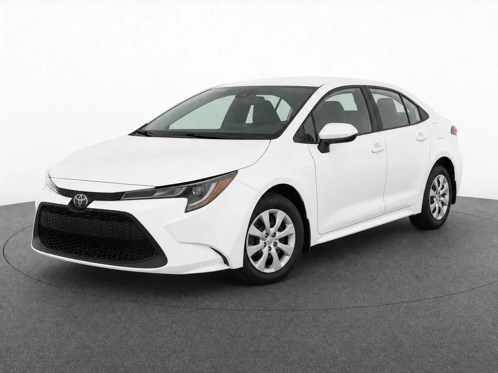 Used 2022 White Toyota LE image 1