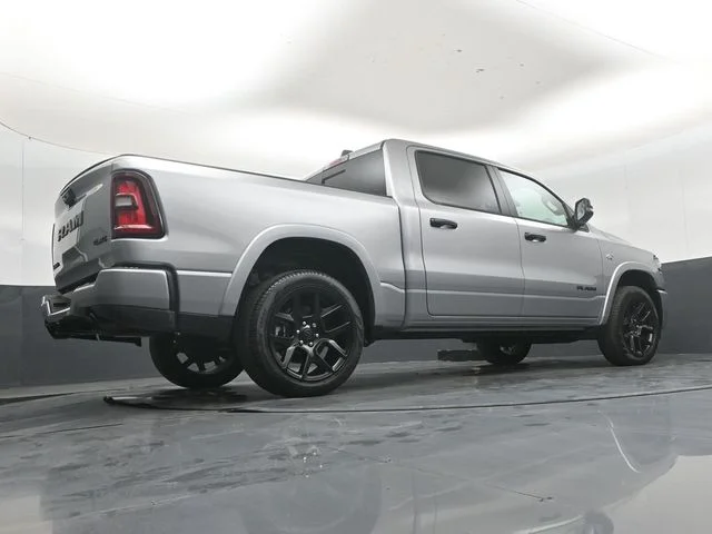 New 2026 Billet Silver Metallic Clear-Coat Exterior Paint RAM Laramie image 39