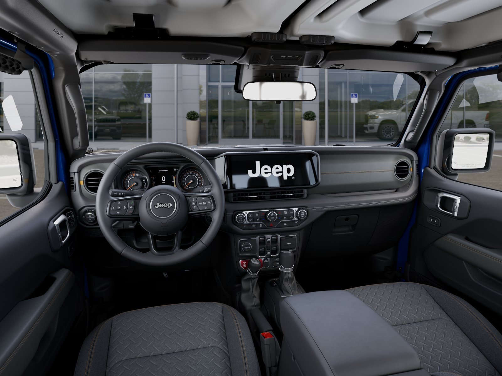 New 2026 Hydro Blue Pearl-Coat Exterior Paint Jeep Mojave image 48