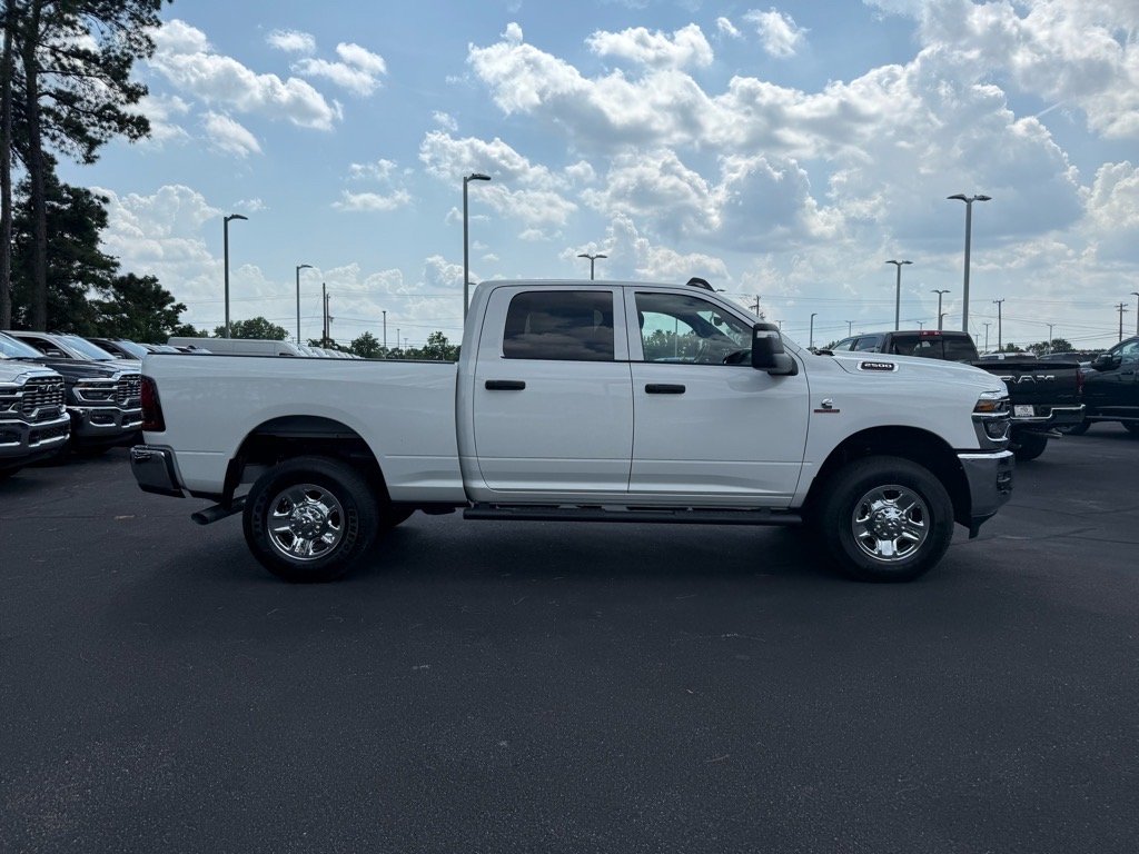 New 2025 Bright White Clear-Coat Exterior Paint RAM Tradesman Crew Cab 4x4 6