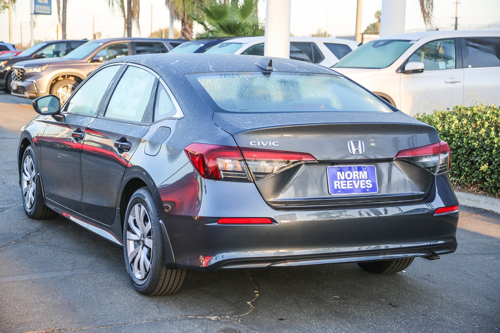 New 2026 Meteorite Gray Metallic Honda LX CVT image 6