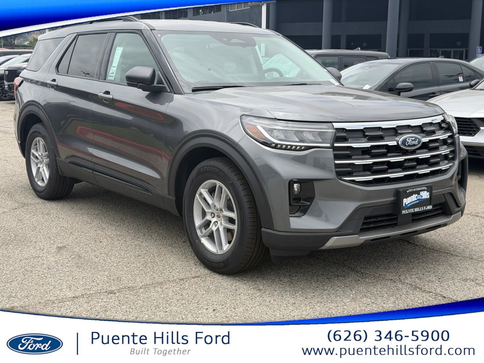 New 2026 Carbonized Gray Metallic Ford Active image 1
