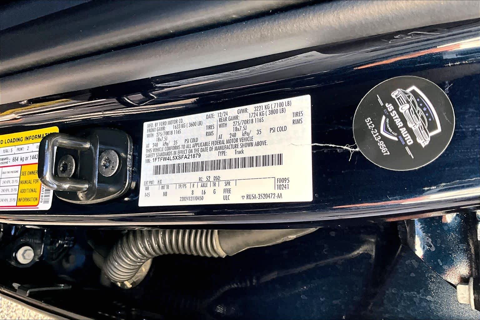 Used 2025 Antimatter Blue Ford Tremor image 37