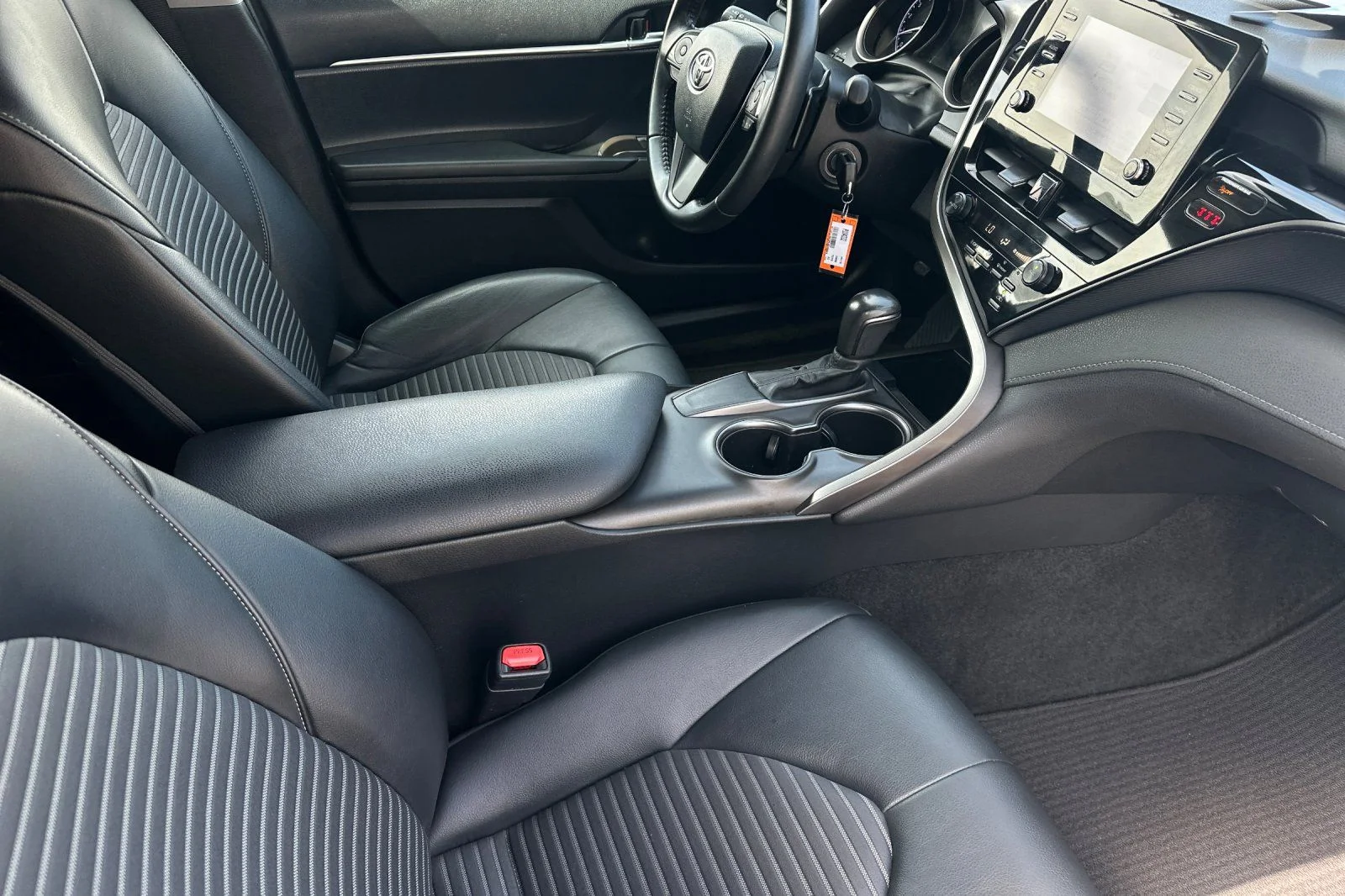 Certified Used 2021 Super White Toyota SE image 14