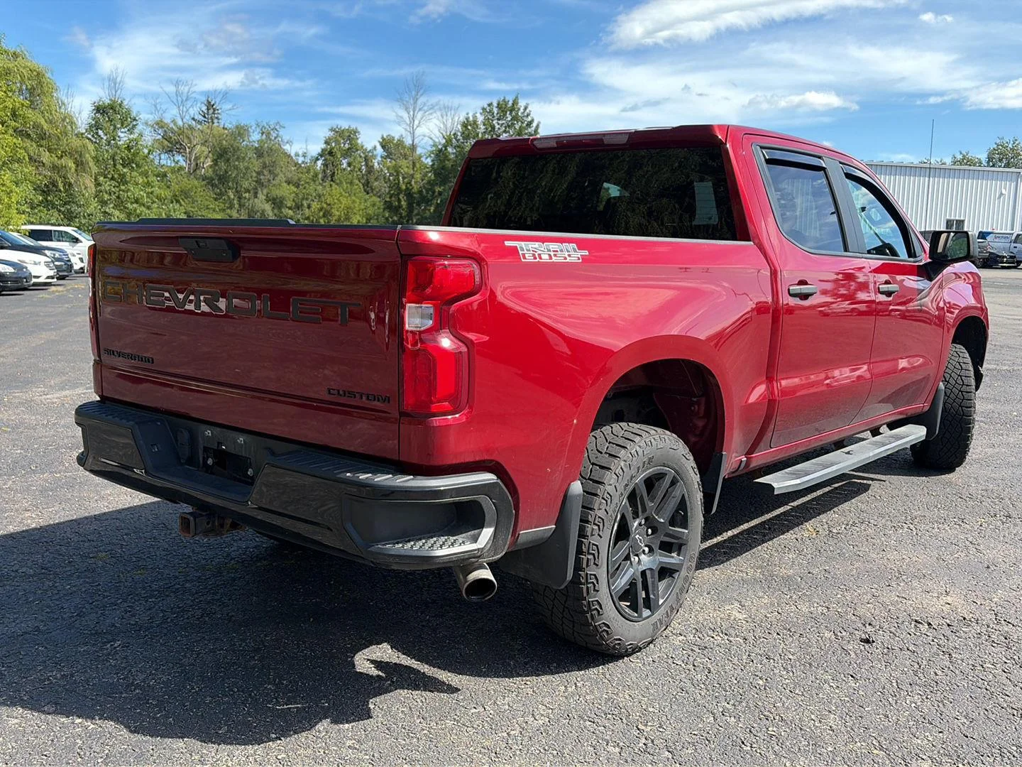 Used 2021 Cherry Red Tintcoat Chevrolet Custom Trail Boss image 10