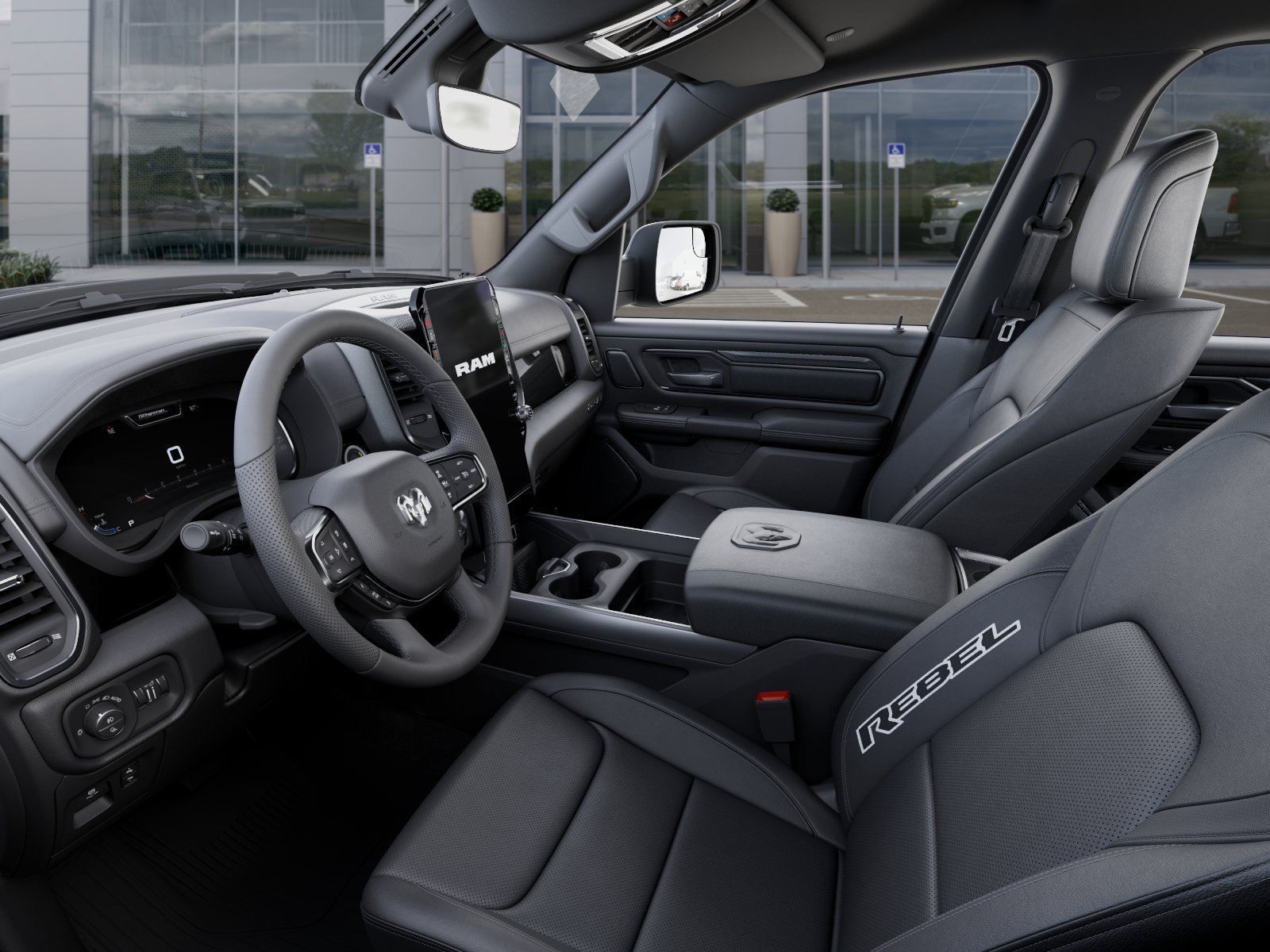 New 2026 Diamond Black Crystal Pearl-Coat Exterior Paint RAM Rebel image 52