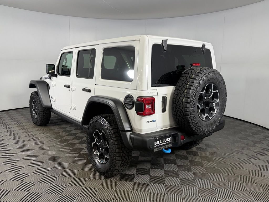 Certified Used 2022 White Jeep Unlimited Rubicon 4xe image 9