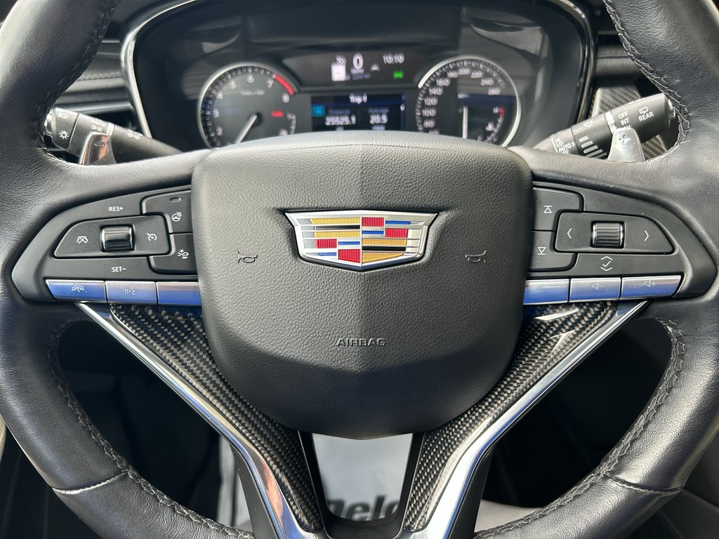 Used 2023 Crystal White Tricoat Cadillac AWD Sport image 26