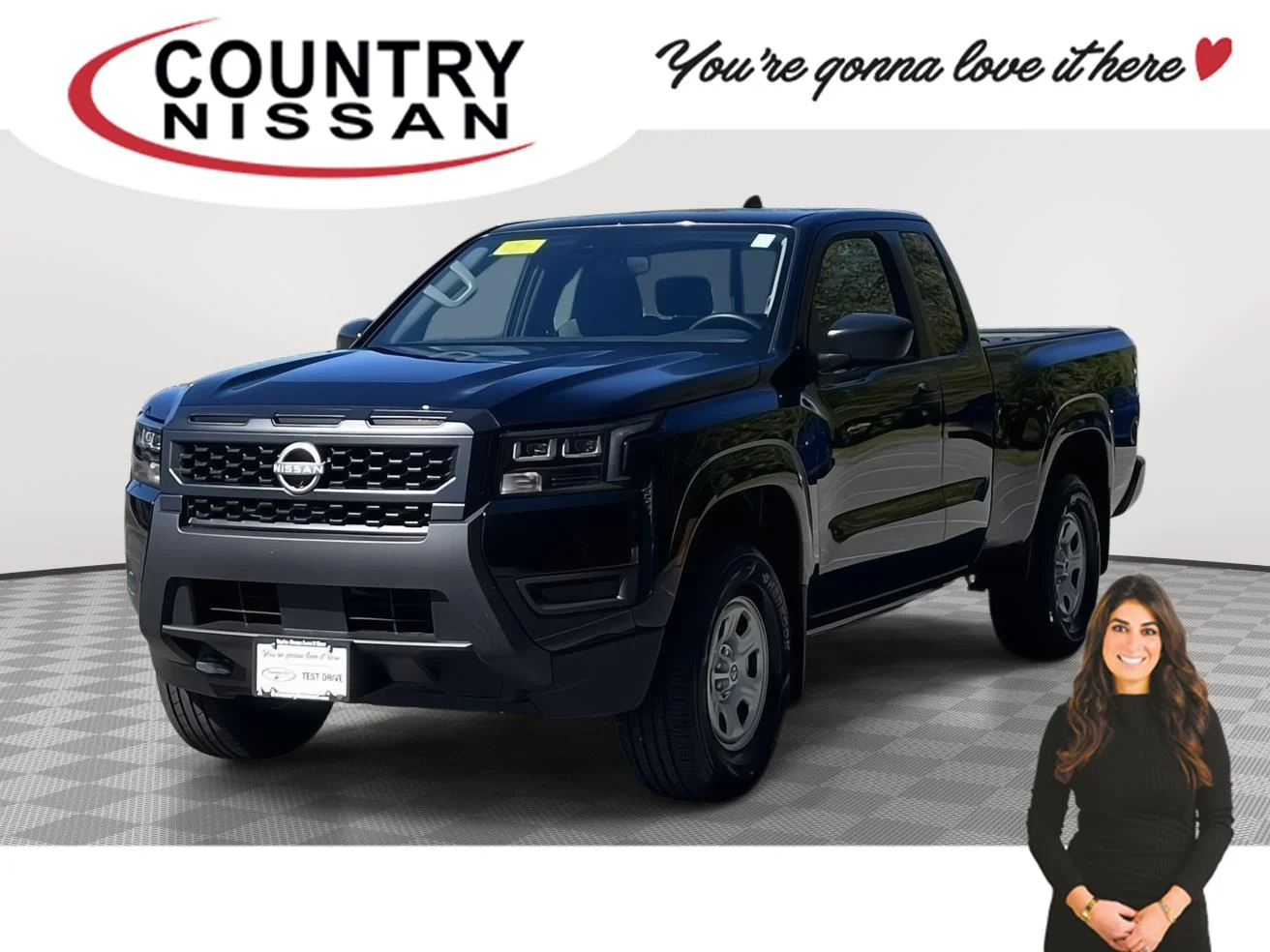 New 2026 Super Black Nissan King Cab® S image 1
