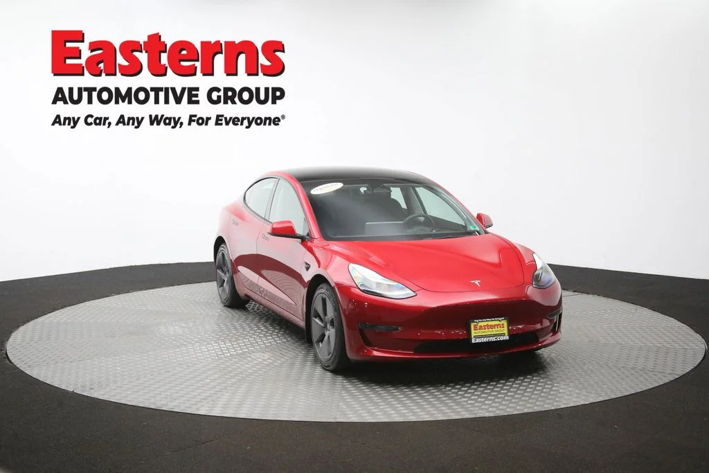 Used 2022 Red Tesla Base image 48