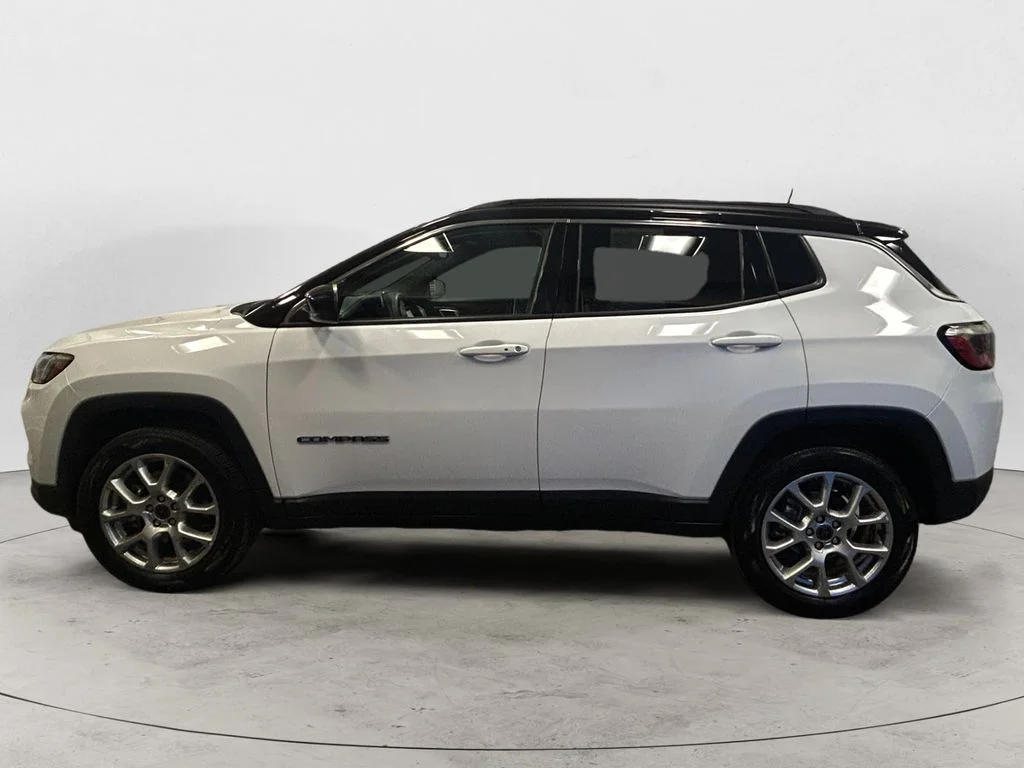 Used 2025 Bright White Jeep Limited image 2