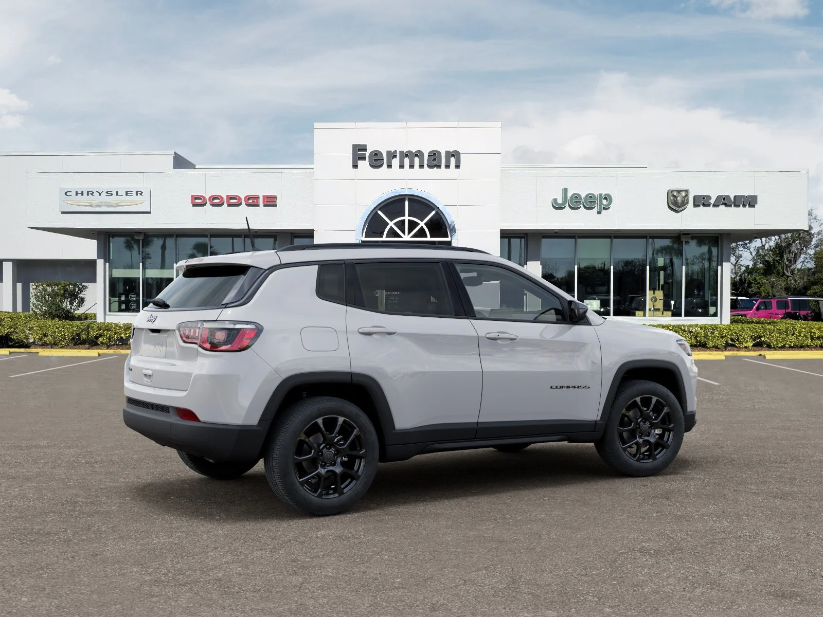 New 2026 Bright White Clear-Coat Exterior Paint Jeep Latitude image 34