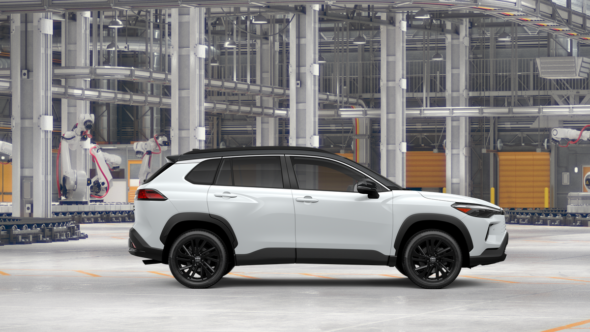 New 2026 Wind Chill Pearl with Jet Black roof Toyota Hybrid XSE image 12
