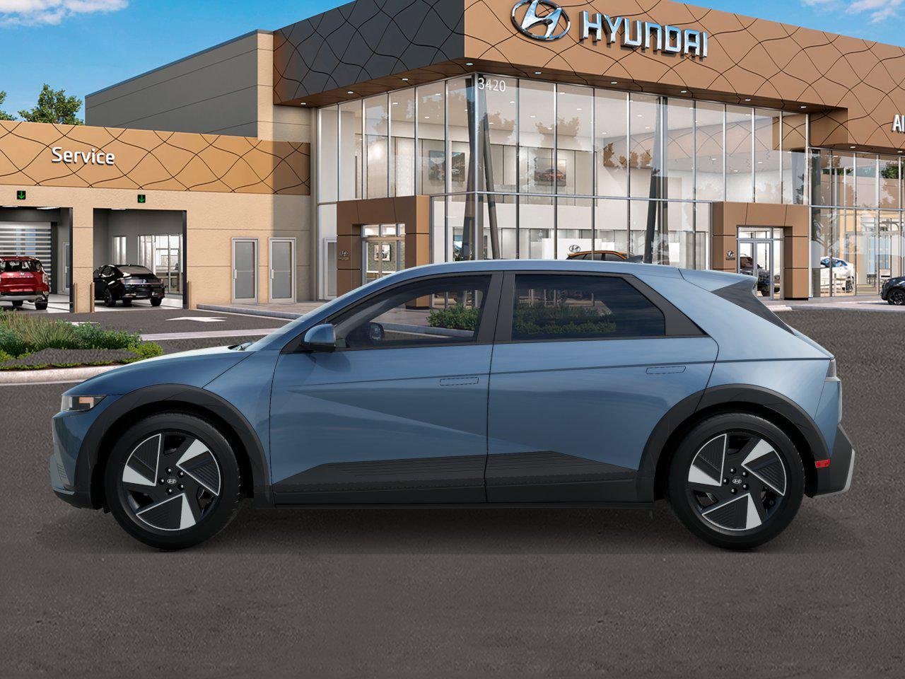New 2026 Blue Hyundai SEL image 3