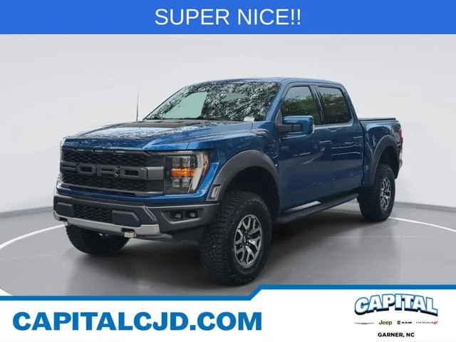 Used 2022 Blue Ford Raptor image 1